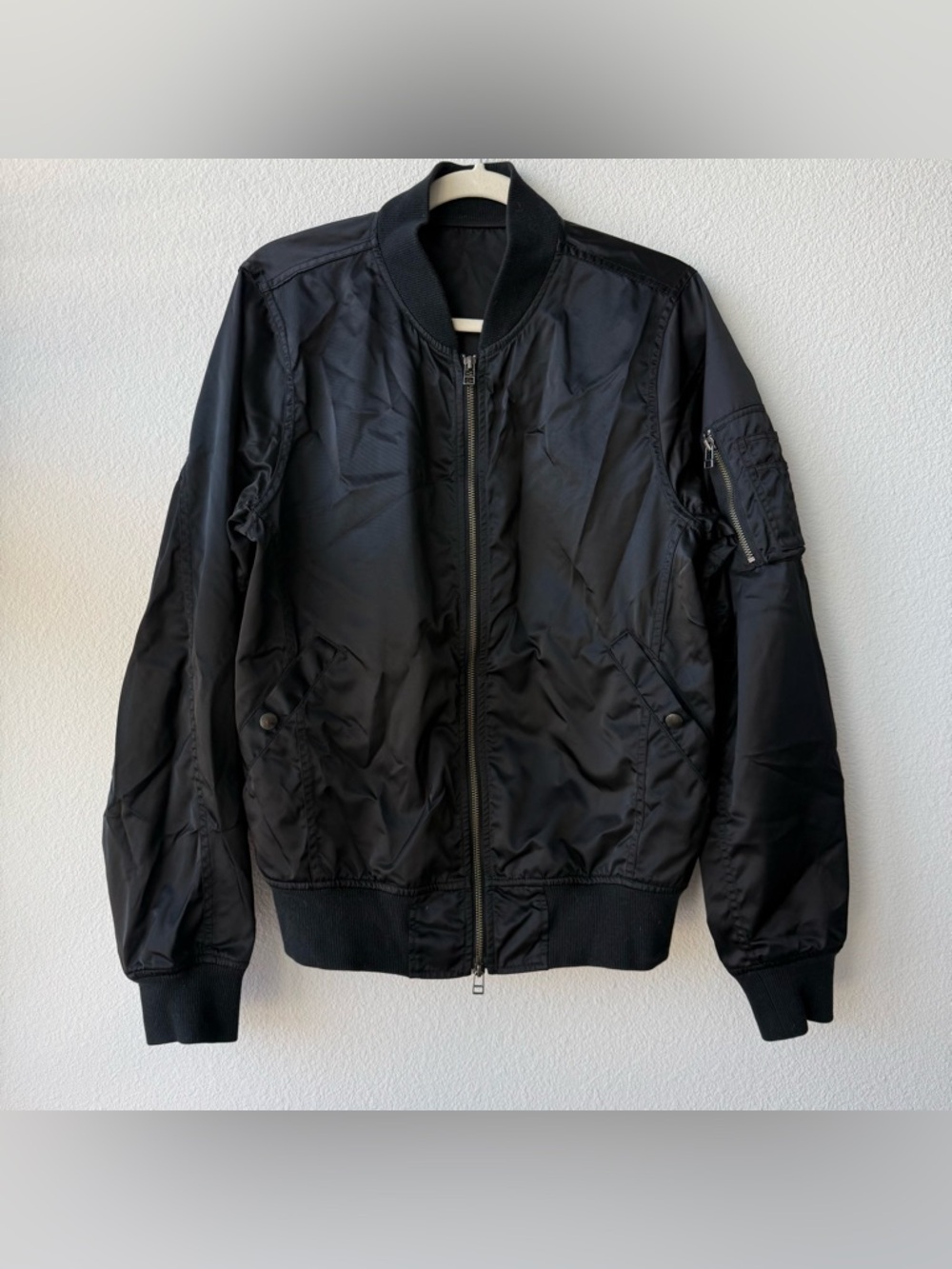Black Men's Bomber Jacket